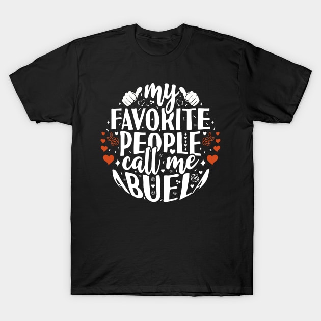 My Favorite People Call Me Abuela T-Shirt by Tesszero